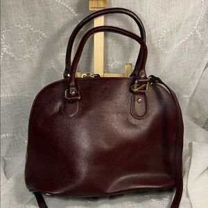 Firenze made in Italy gorgeous leather purse shoulder bag with detachable strap